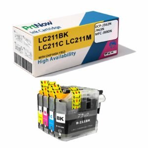 Compatible with Brother LC211BK Ink Cartridge for DCP-J562N J963N MFC-J880N Printers-PrtNow
