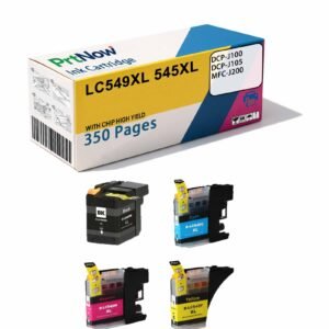 Jianfeng Compatible with LC549XL 545XL Ink Cartridge for DCP-J100 DCP-J105 MFC-J200 Ink