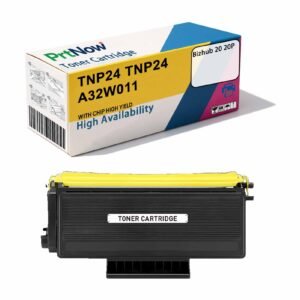 Compatible with Minolta A32W011 20P toner cartridge, TNP24 ink cartridge, Canon Bizhub 20 drum unit, DRP01 drum unit bracket