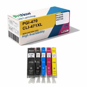 Compatible with Canon CANON PGI-470 CLI-471XL Ink Cartridges for MG6840 MG7740 Printers Ink Cartridges