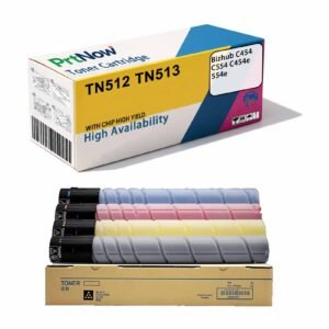 Compatible with Konica Minolta TN512 toner cartridge and bizC454/C554/C454e/C554e drum unit-PrtNow