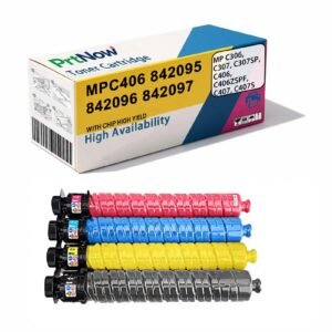 Compatible with Ricoh C406 toner cartridge, MP C306 toner, C307SP toner, C407SPF color copier ink cartridge