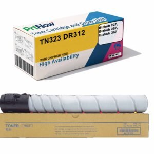 Jianyingchen compatible with Konica Minolta TN323 toner cartridge DR312 drum unit Konica Bizhub 227/287/367
