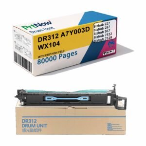 Compatible with DR312 Minolta 7528 Drum Unit Bizhub 7522 Developer Bin 7536 227 367 Carrier 287-PrtNow