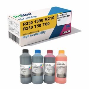 500ML Printer Ink Suitable for Epson R330 Continuous Ink Supply System (CISS) Ink Cartridge Filling Ink-PrtNow
