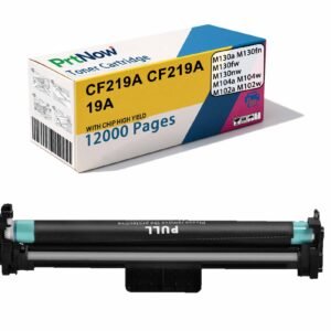 Compatible with CF219A HP M132nw toner cartridge, M130fw toner cartridge, M104 imaging drum component, M102w drum unit, 19A drum unit-PrtNow