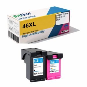 Colorino Compatible HP 46 46XL DeskJet 2020hc 2520hc 2029 2529 4729 Ink Cartridge