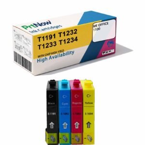 Compatible Epson ME OFFICE 70 80W 700FW 1100 Printer Ink Cartridges T1191 T1232