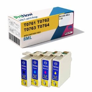 Compatible Epson ME200 ME2 C58 Inkjet Printer Cartridge T0761 T0764-PrtNow