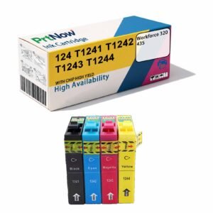 Compatible with Epson T1241 Ink Cartridge for Epson Workforce 320 435 Printer Ink Cartridge