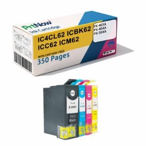 Compatible with EPSON ICBK62 Ink Cartridge IC4CL62 PX-403A 404A 504A Printer Ink Cartridge-PrtNow