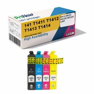 Compatible with Epson 141 Ink Cartridge T1411 ME33 ME35 ME330 ME350 620F Ink Cartridge-PrtNow