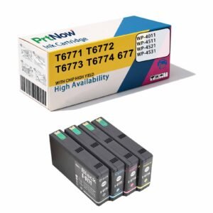 Compatible with Epson T6771 677 Ink Cartridge EPSON WP-4511 WP-4521 4531 Printer Ink Cartridge