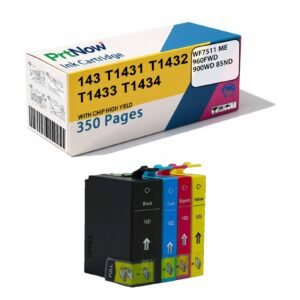 Compatible with Epson 143 Ink Cartridge WF7511 ME 960FWD 900WD 85ND T1431 Ink Cartridge