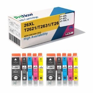Compatible with EPSON 26 26XL T26 T2621 T2631 T2634 XP-600 Ink Cartridges