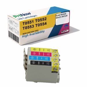 Compatible with Epson EPSON T0551 RX420 RX425 RX520 R240 Printer Ink Cartridges-PrtNow