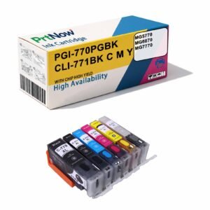 Compatible with CANON PGI-770 CLI-771 Ink Cartridge MG7770 MG6870 MG5770 Printers-PrtNow