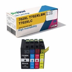 Compatible EPSON 702XL 702-I WF-3725 WF-3720 Printer Ink Cartridge T702XL