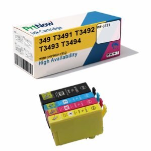 Compatible with EPSON 349 T3491 T3492 T3493 T3494 WF-3721 Printer Ink Cartridges