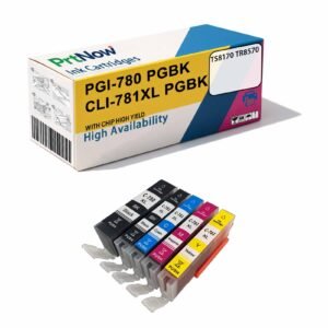 Compatible Canon PGI-780 PGBK CLI-781XL TS707 TR8570 TS8270 Printer Ink Cartridges-PrtNow