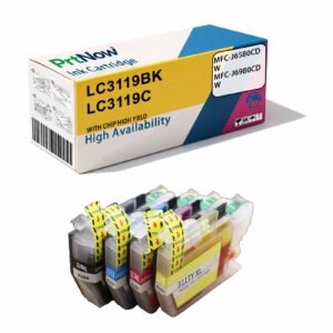 Suitable for Brother MFC-J6580CDW J6980CDW Ink Cartridges LC3119 LC3117BK-PrtNow