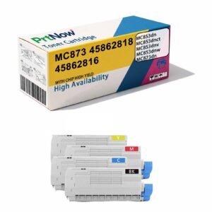 Compatible with OKI MC873 Ink Cartridge, MC853dnct Imaging Drum, MC883dnx Toner Cartridge, 44844512 Ink/Toner Drum Holder