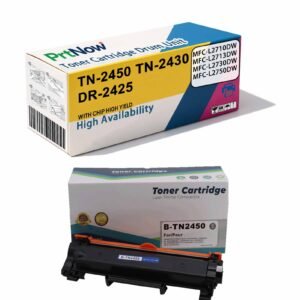 Suitable for Brother TN2430 TN-2450 toner cartridge, MFC-L2710DW drum, DR-2425 drum unit-PrtNow