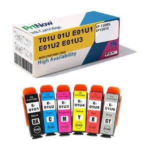 Compatible with Epson 01U Ink Cartridge XP-15080 XP15010 Printer Ink Cartridge T01U Ink