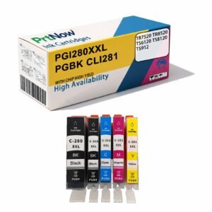 Compatible with Canon CANON TS702 TR7520 TR8520 TS6120 280 281 Printer Ink Cartridges