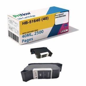 Jianyingchen Compatible HP 51640 Remanufactured Ink Cartridge for HP 200/400/600/51640 Chip Printers