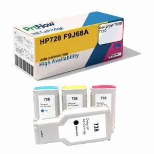 Compatible with HP HP728 Ink Cartridge HP Designjet T830 T730 Plotter Ink F9J68A-PrtNow