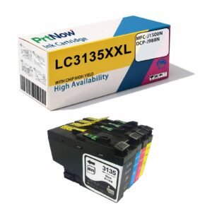 Compatible with Brother LC3135 Ink Cartridge, MFC-J1500N, DCP-J988N Ink Cartridge LC3135XXL