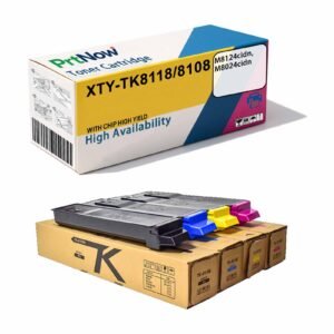 Compatible with Kyocera TK8118 toner cartridge, TK8108 toner, ECOSYS M8124cidn, M8024cidn toner cartridge