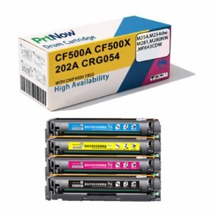 Compatible with HP CF500A/202A/CRG054/CF500X toner cartridges and HPM254dw/F643D/M281 toner cartridges-PrtNow