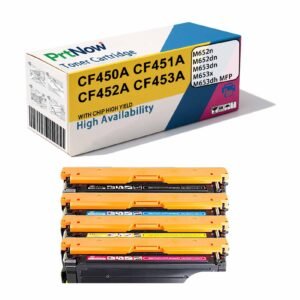Compatible with HP CF450A toner cartridge M652n M652dn M653dn M653x M681f M681z 655A-PrtNow