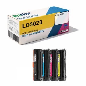 Compatible with Lenovo CS3320dn Drum LD3020K C M Y Color Laser Printer Toner Cartridge Toner Powder