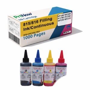 Compatible with Canon 815 816 Ink Cartridges MP288 MX368 IP2780 IP2788 MP236 MP259 Refill