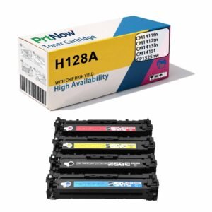 Compatible with HP CE320A toner cartridge for HP CP1525 printer, CM1415fnw printer ink cartridge, 1418 color toner, hp128 printer cartridge