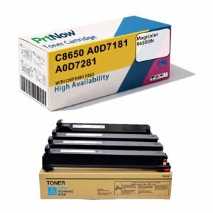 Compatible with Konica Minolta magicolo 8650DN Color Copier Toner A0D7181, A0D7133