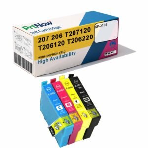 Compatible with EPSON 207 206 Ink Cartridge, Epson Expression XP-2101 Ink Cartridge