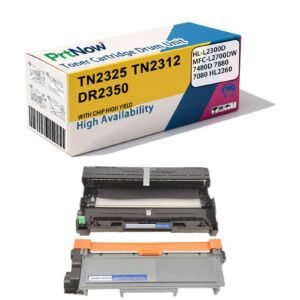 Brother DCP-7080D Ink Cartridge TN2325, Brother 7380 Drum Unit, Brother 7480D Toner Cartridge DR2350