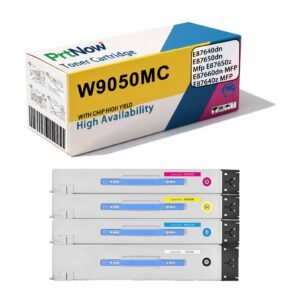 Compatible with HP W9050MC toner cartridge, E87640dn copier toner cartridge, E87650z toner cartridge, E87660 drum unit developer unit