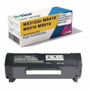 Compatible with Lexmark MX312dn toner cartridge, MS410, MS510 toner cartridge, MS610, MS317, MS417dn