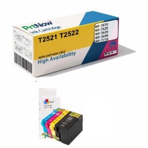 Compatible with WF-7610 7620 3620 3640 7710 7720 T2521 Ink Cartridge North American Version T2522