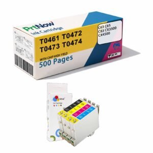 Compatible with Epson T0461 472 473 474 Ink Cartridges, C63, C65, C83, CX3500, CX4500 Ink Cartridges