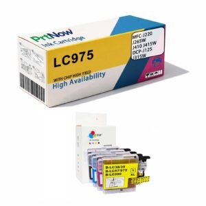 Compatible with Brother LC975 Ink Cartridge for MFC-J220 J265W J410 J415W DCP-J125 J315W