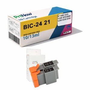Compatible with Canon BIC-24BK 21 Ink Cartridge IP1000 I255 S200 SPX2000 I250 320 350-PrtNow