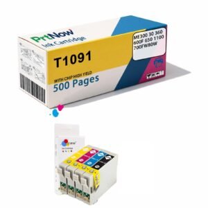 Compatible with Epson T1091 Ink Cartridge ME300 30 360 600F 650 1100 700FW80W Ink Tank