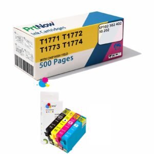 Compatible with Epson XP102 302 402 30 202 Ink Cartridges T1771 T1772 T1773 T1774-PrtNow