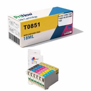 Near Ink, Suitable for EPSON R330 1390 T60 T0851N 851NR T60 T0851NR Ink Cartridges-PrtNow